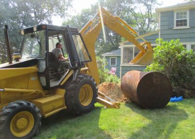 A backyard tank is no problem; we'll avoid any unnecessary damage to your landscaping.